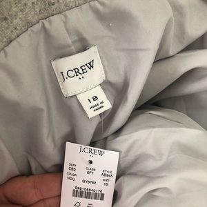 J Crew New City Coat Size 18 NWT